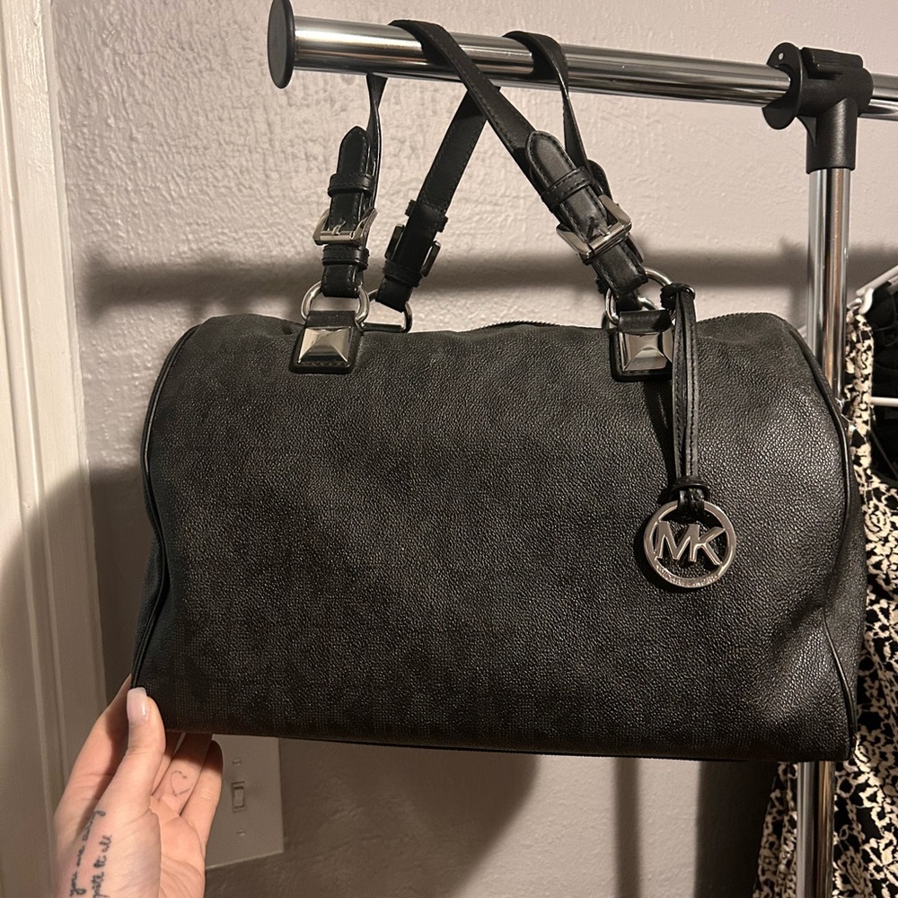 Michael Kors Black Monogram Purse